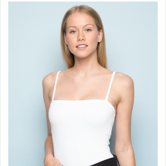 Brandy Melville Anne Bodysuit (white) - Picture 5 of 6